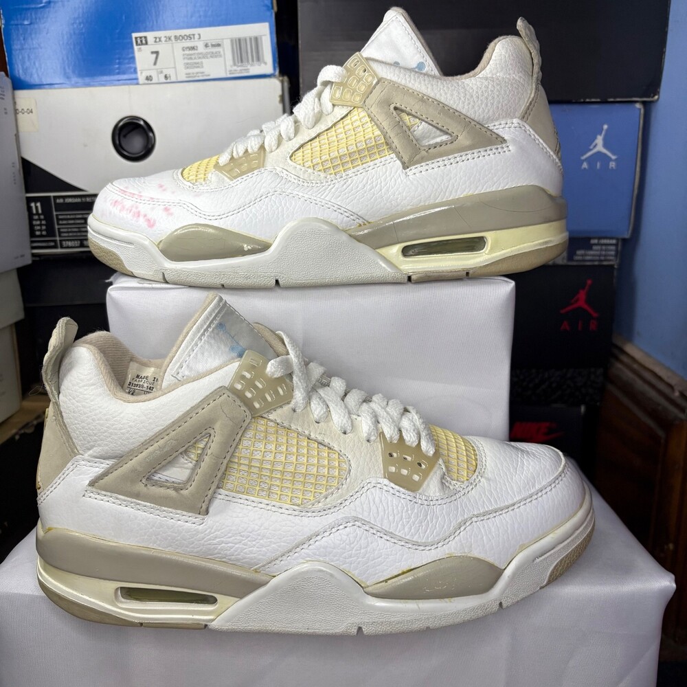 Size 7.5 - Air Jordan 4 Retro 2006 Linen W